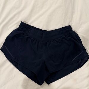 Lululemon Hotty Hot Low RiseWomen's True Navy Athletic Shorts
